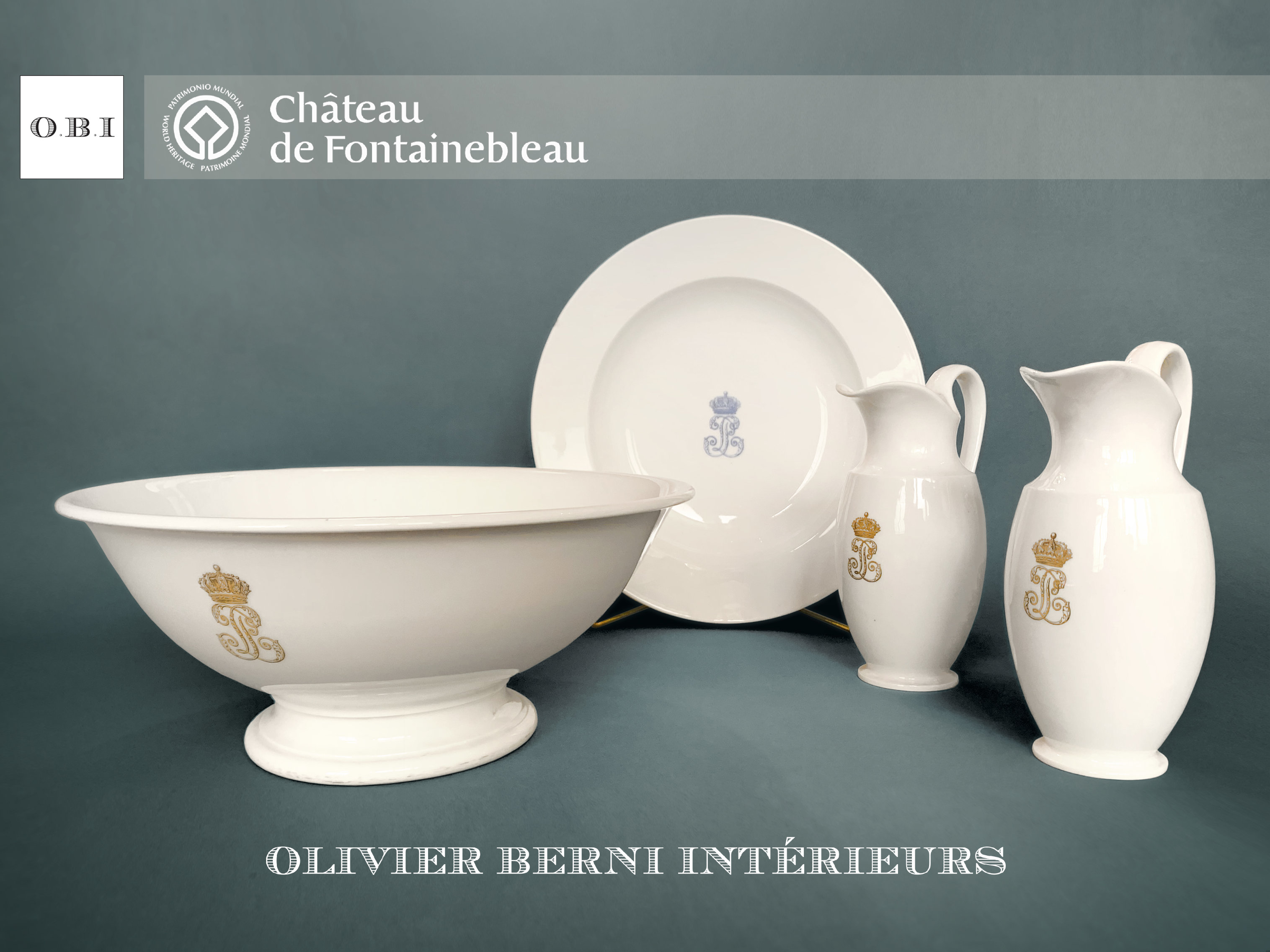 Don Olivier Berni Intérieurs au Château de Fontainebleau 2021