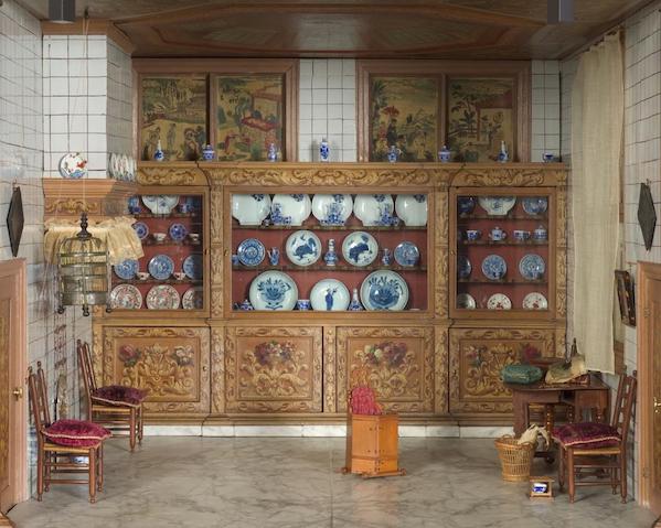 Détail La maison de poupée de Petronella Oortman (Rijksmuseum, Amsterdam) Exposition La maison de poupée de Petronella Oortman au Rijksmuseum (Amsterdam)