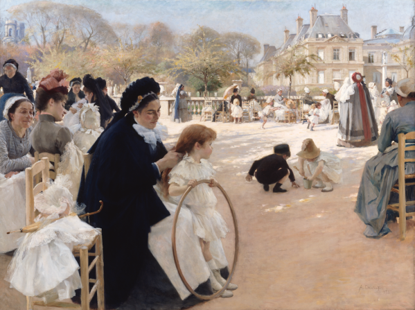 Edelfelt, Albert Le jardin du luxembourg 1887 WIKI Edelfelt, Albert Le jardin du luxembourg (1887) WIKI