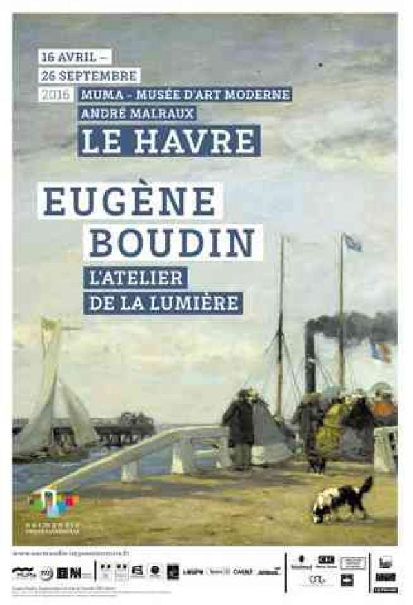 Eugène Boudin L'atelier de la lumière MUMA Le Havre exposition 1