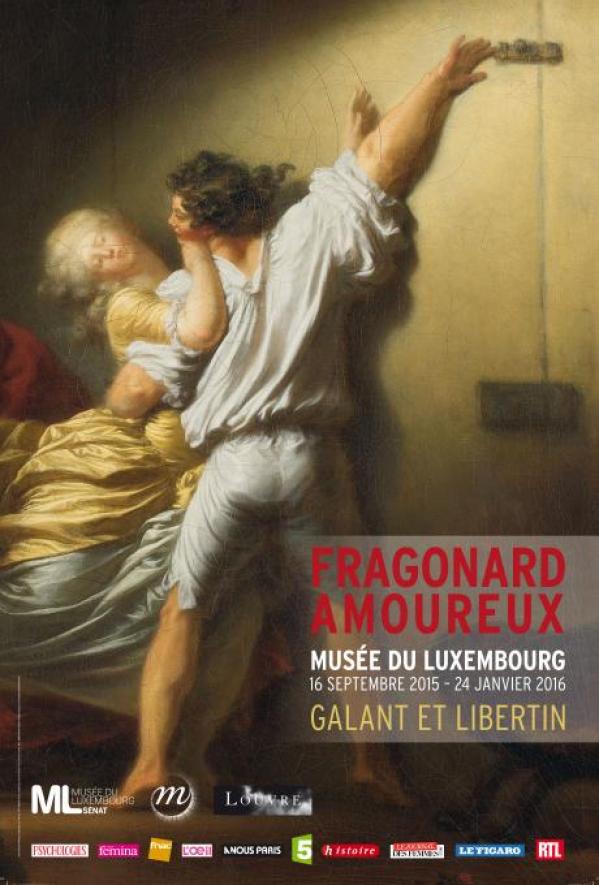 Jean Honoré Fragonard Fragonard Amoureux Musée du Luxembourg Paris 2015 2016