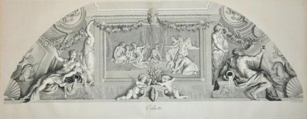 dessin préparatoire motif stylistique et décoratif