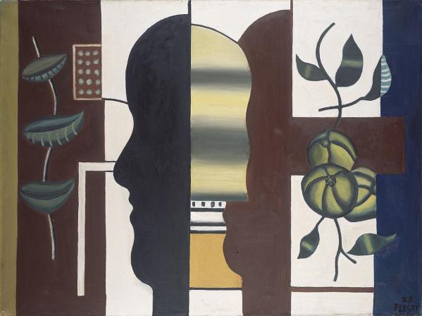 Profil noir Fernand Leger Profil noir Fernand Leger