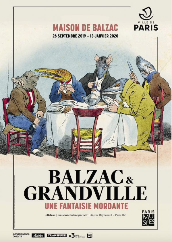 Expo Balzac &amp; Granville une fantaisie mordante Paris 1