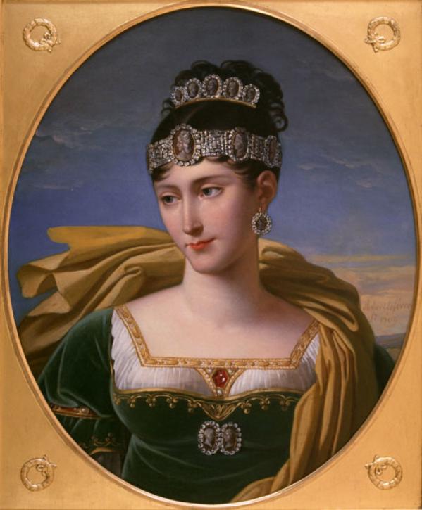 exposition art Les sœurs de Napoléon, trois destins italiens