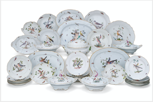Vente aux enchères Christie's New York (USA) Lot vaisselle en porcelaine Meissen