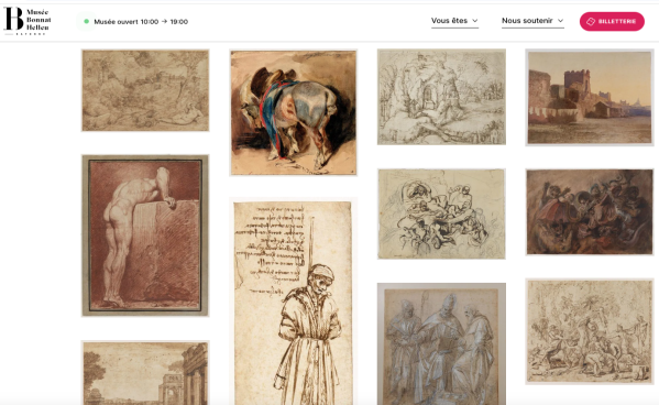 Cabinet de dessins Musée Bonnat Helleu Bayonne