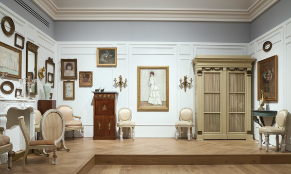Présentation du salon-atelier Helleu Musée Bayonne