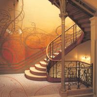 escalier décoration d'intérieur art nouveau