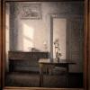 Tableau Vilhelm Hammershøi Vue sur Intérieur, appartement Copenhague 